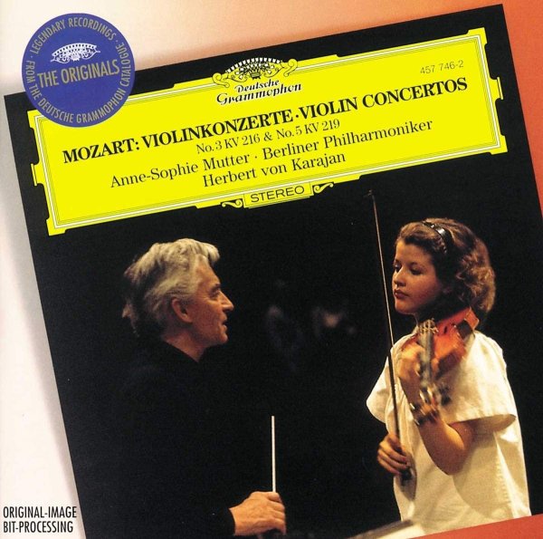 Mutter, Berliner Philharmoniker, Karajan: Mozart: Violin Concertos Nos. 3 & 5