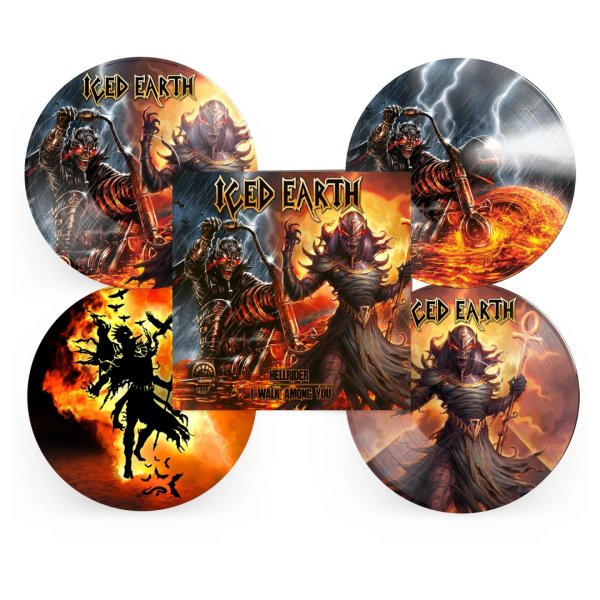 Iced Earth: Hellrider, I Walk Among You (Limited Picture Disc Vinyl)