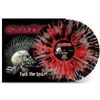 Exploited: Fuck The System (Limited Coloured Clear Red & Black Splatter Vinyl)