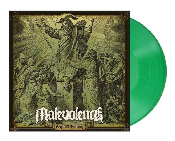 Malevolence: Reign of Suffering (Limited Anniversary Coloured Transparent Green Vinyl Edition, Re-Issue 2023)