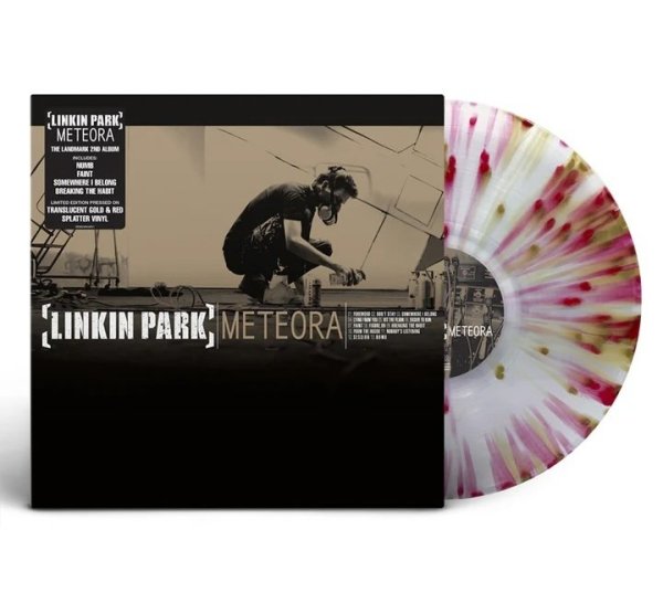 Linkin Park: Meteora (Coloured Clear, Red & Gold Splatter Vinyl)