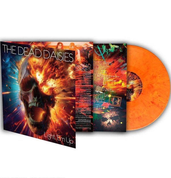 Dead Daisies: Light 'Em Up (Limited Coloured Orange & Red Marbled Vinyl)