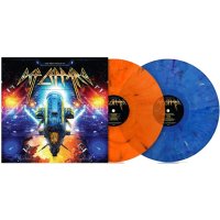 Various: Def Leppard: Many Faces Of Def Leppard (Limited Coloured Transparant Orange & Blue Marbled Vinyl)