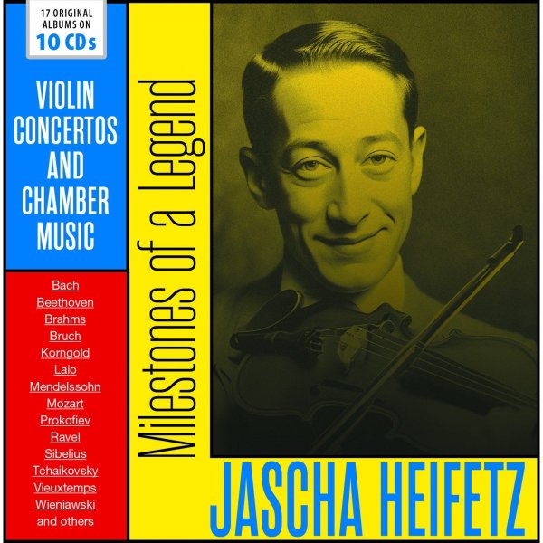 Heifetz Jascha: Original Albums (Bach, Mozart, Sibelius, Korgold atd..)