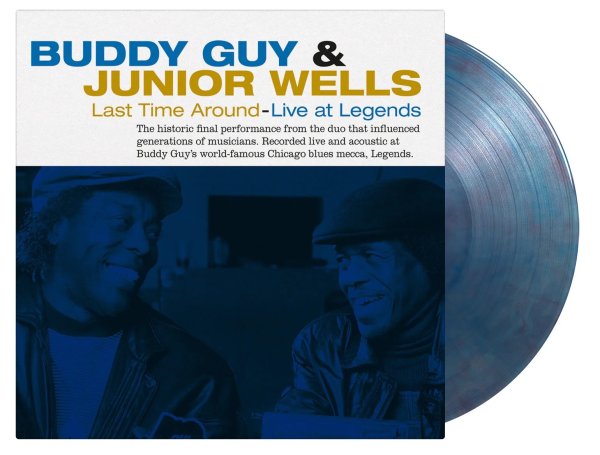 Guy Buddy & Junior Wells: Last Time Around -Live- (Coloured Blue & Red Marbled Vinyl)