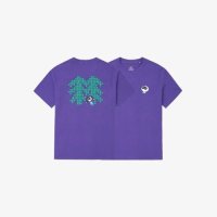 BTS: Wootteo x RJ: Graphic Long Short Sleeve Purple T-Shirts